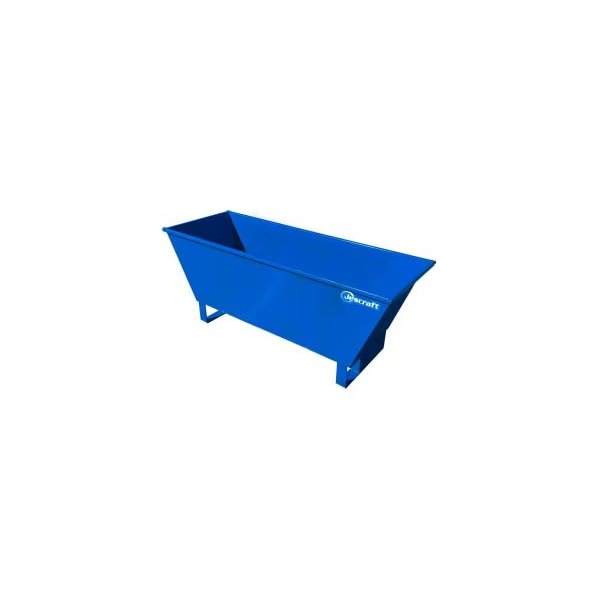 Heavy Duty Steel Sloped Mortar Tub, 10 Cu. Ft. Cap., Blue, Jescraft, Mfr#: SMT-10